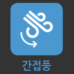 기분좋은 간접바람 인체감지 간접풍