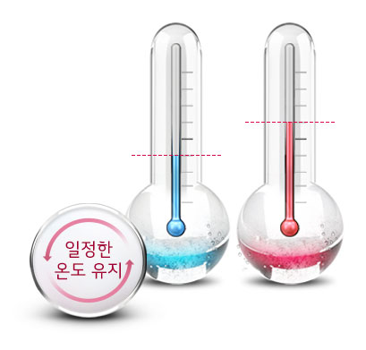 온도 편차가 적은 쾌적한 냉난방